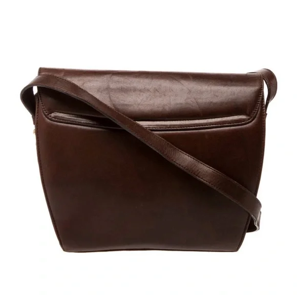 Salvatore Ferragamo Elegant Brown Leather Shoulder Bag - Picture 4 of 6